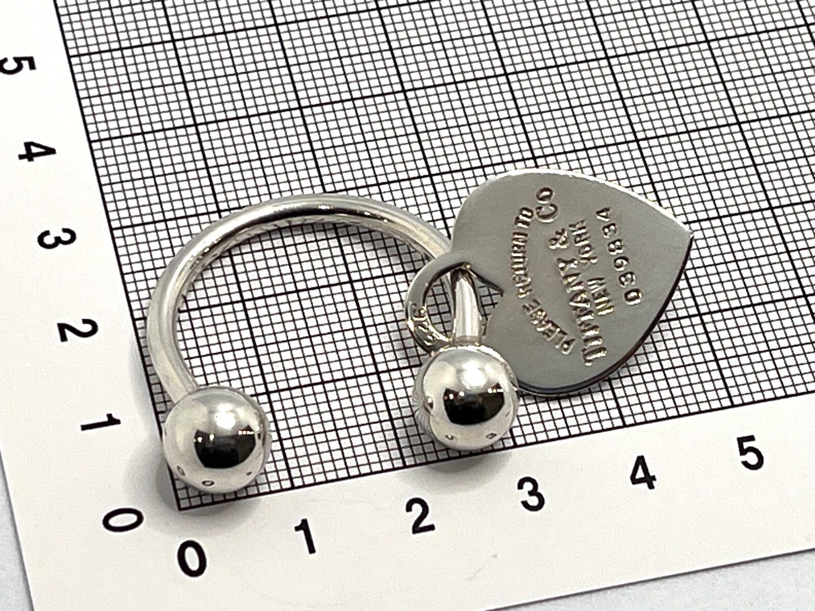 ティファニー TIFFANY&CO 1837 カデナ キーリング チャーム公式