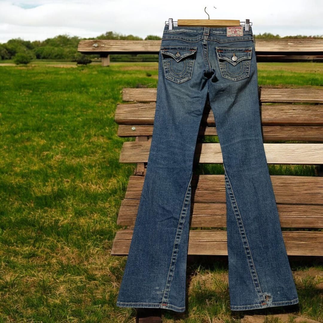 TRUE RELIGION JOEY USA製 レディース デニム ブーツカット 25インチ