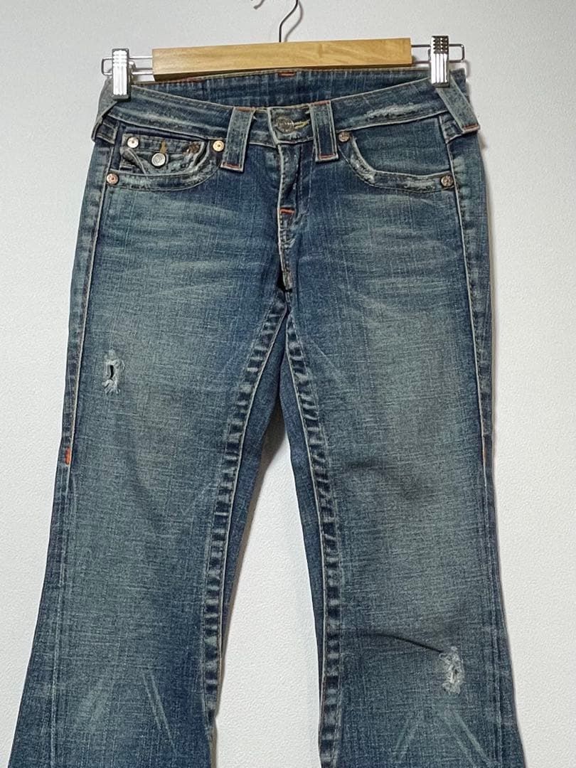 TRUE RELIGION JOEY USA製 レディース デニム ブーツカット 25インチ