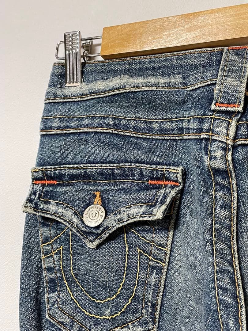 TRUE RELIGION JOEY USA製 レディース デニム ブーツカット 25インチ