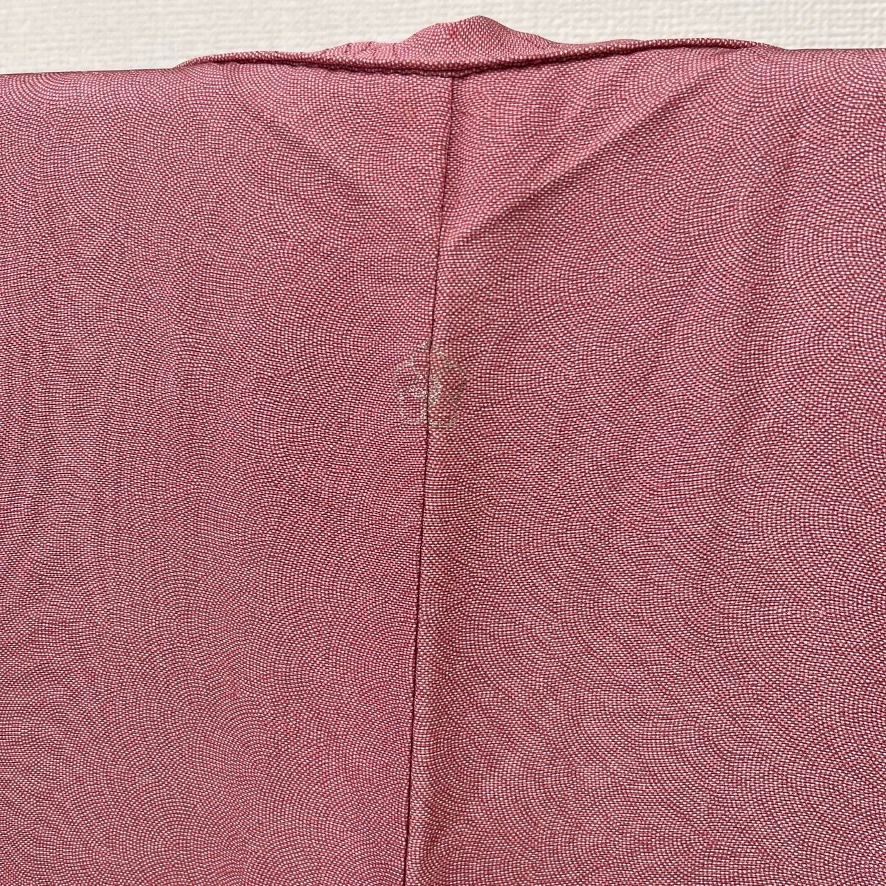 トールサイズ 江戸小紋 鮫小紋 波の地紋 一つ紋 色無地 正絹 着物 MK