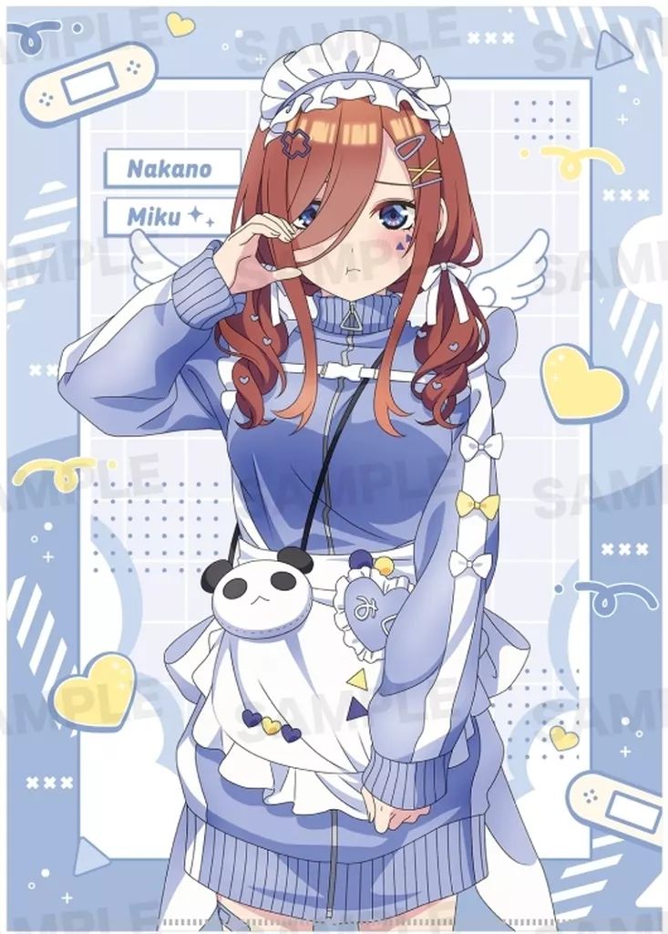 新品】クリアファイル 中野三玖 クリアファイル (ジャージメイド ver