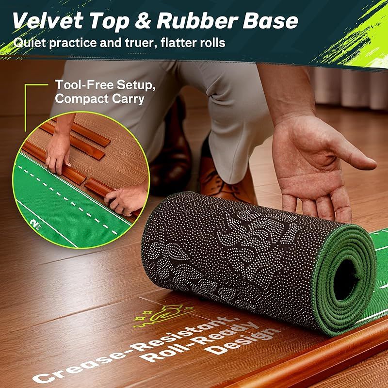 パッティングミラー付きゴルフ パッティンググリーン