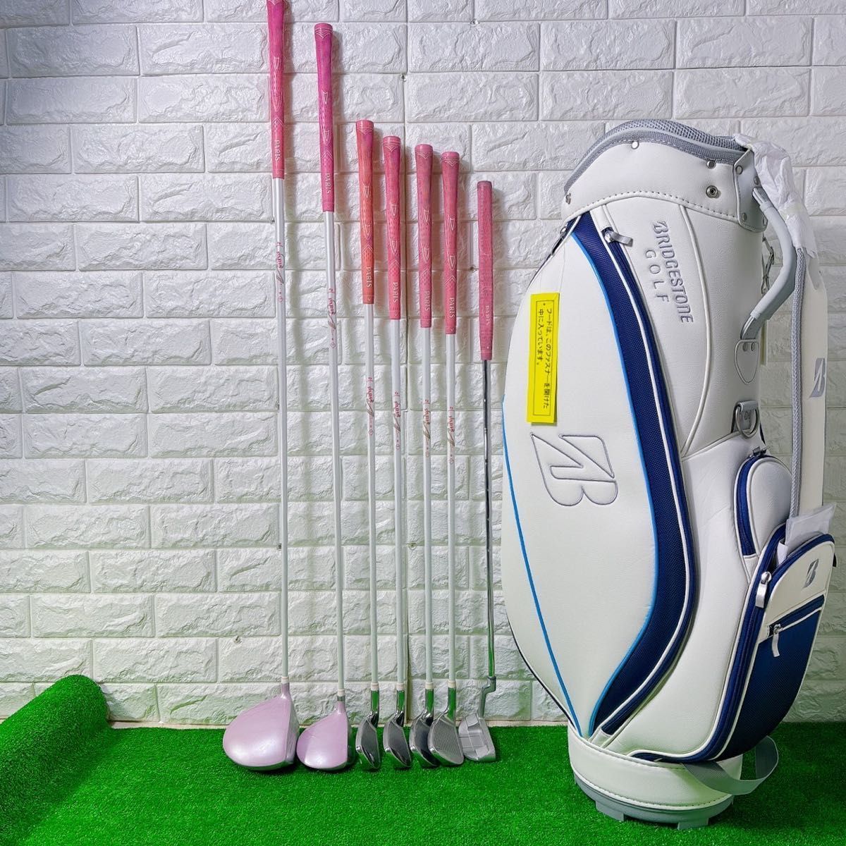 レディース ゴルフクラブハーフセット 新品キャディバッグ ブリヂストン 右 L レディース ゴルフクラブハーフセット 新品キャディバッグ