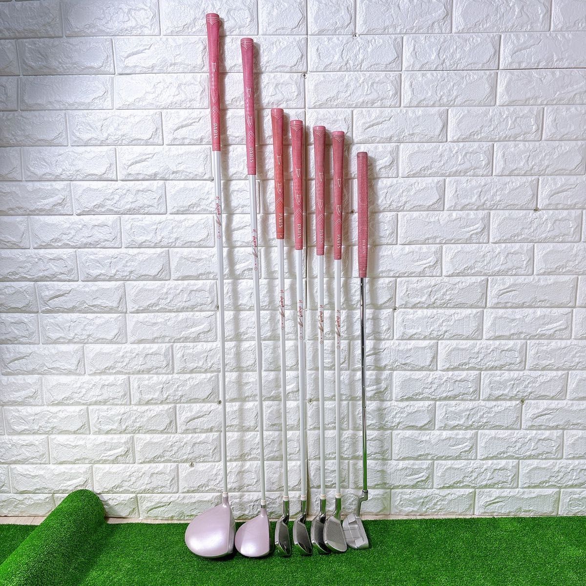 レディース ゴルフクラブハーフセット 新品キャディバッグ