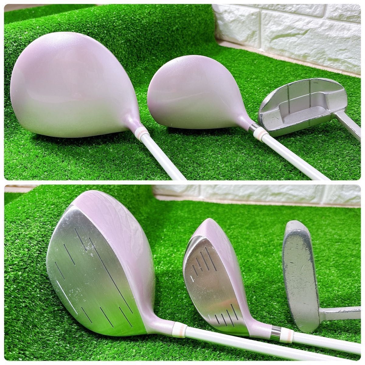 レディース ゴルフクラブハーフセット 新品キャディバッグ