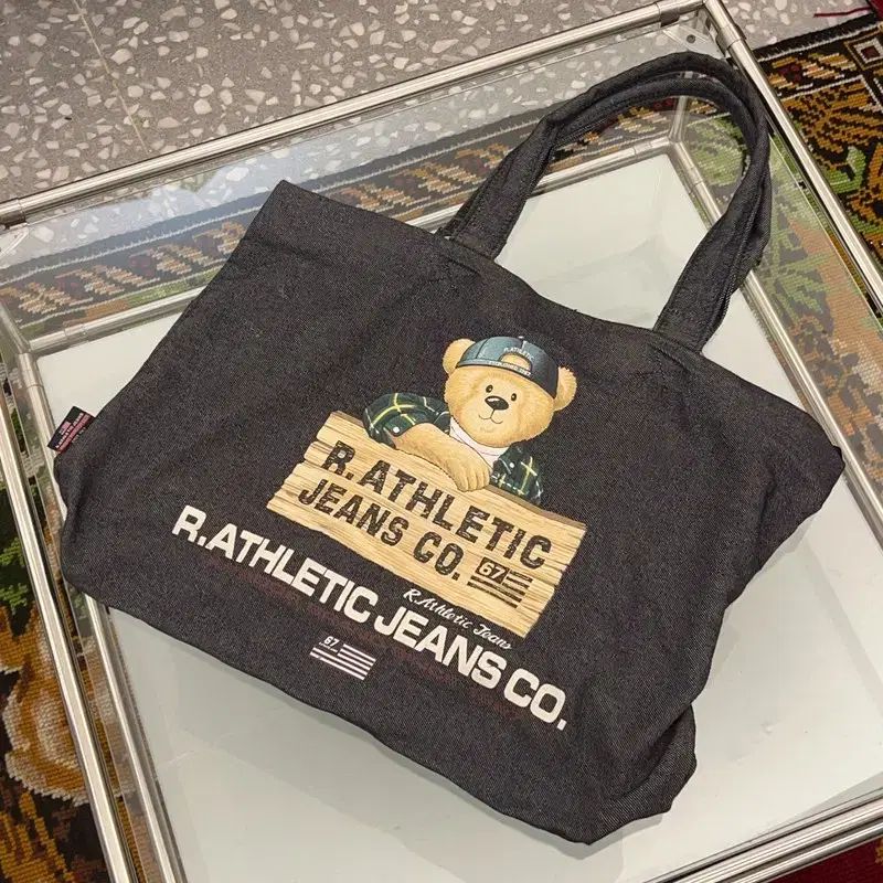 新作入荷，100%新品 ラトレット BIGロゴ デニム エコバッグ トートバッグ C06337 その他