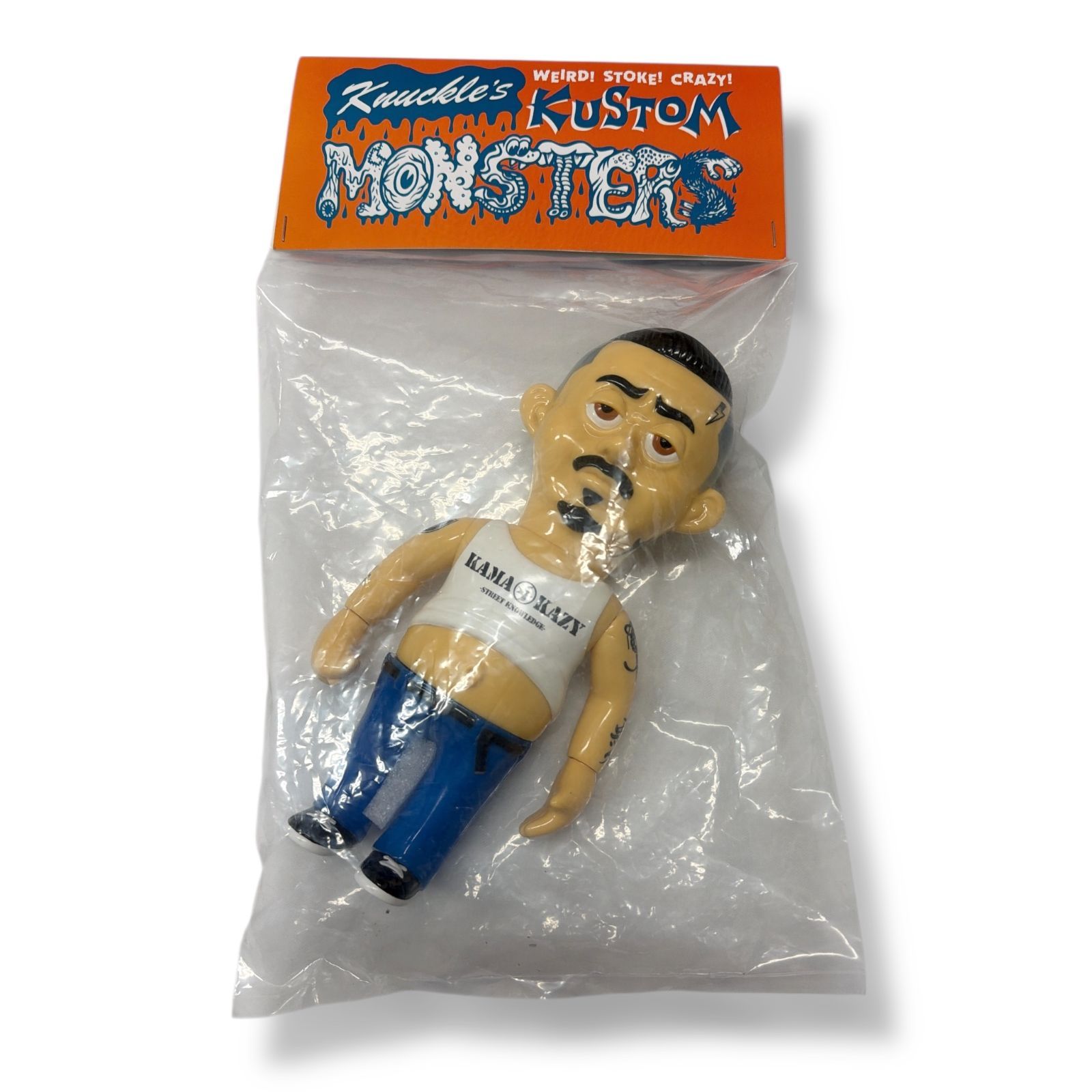 未使用品 HEADLOCKSTUDIO G.CUE ナックルズ ソフビ 人形 カスタム