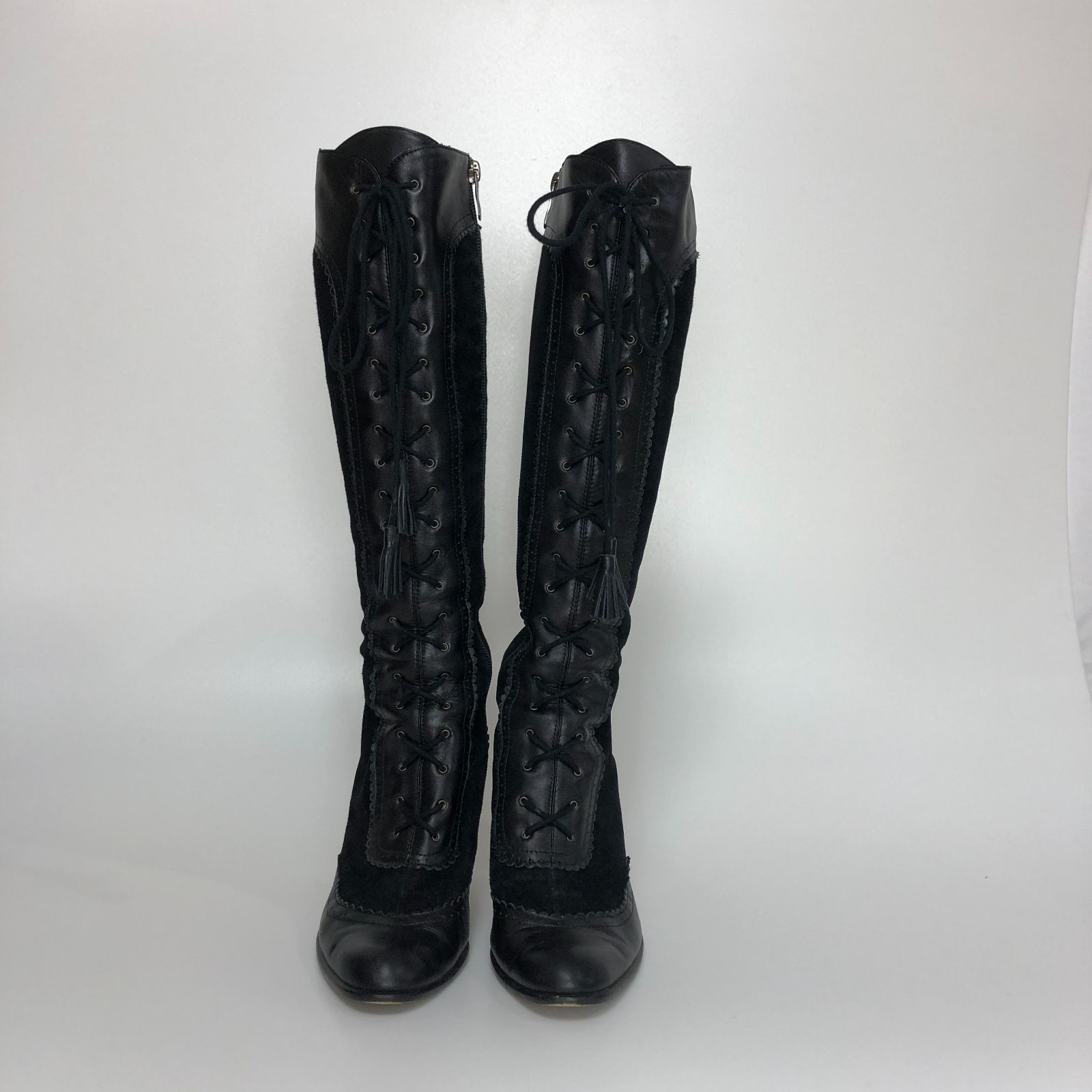 rebecca taylor レベッカテイラー ロングブーツ ブラック KSAW10-9347 