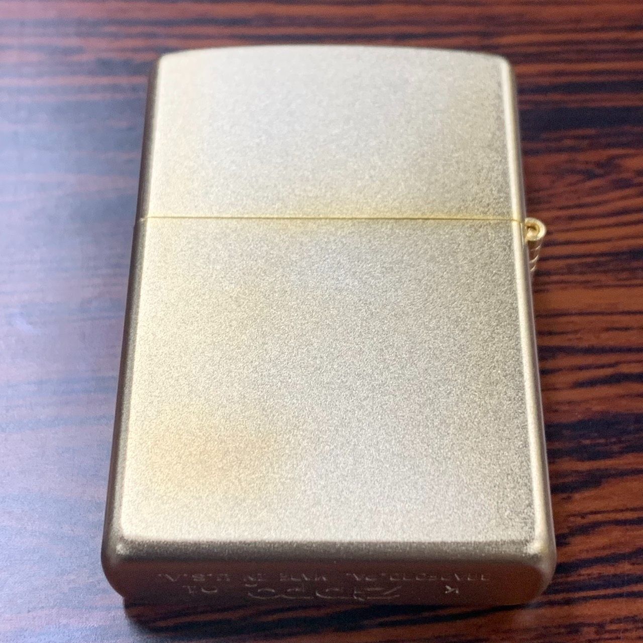 ZIPPO ジッポー ライター.セクシーガール 筆記体 性 ピンクゴールド ケース付き