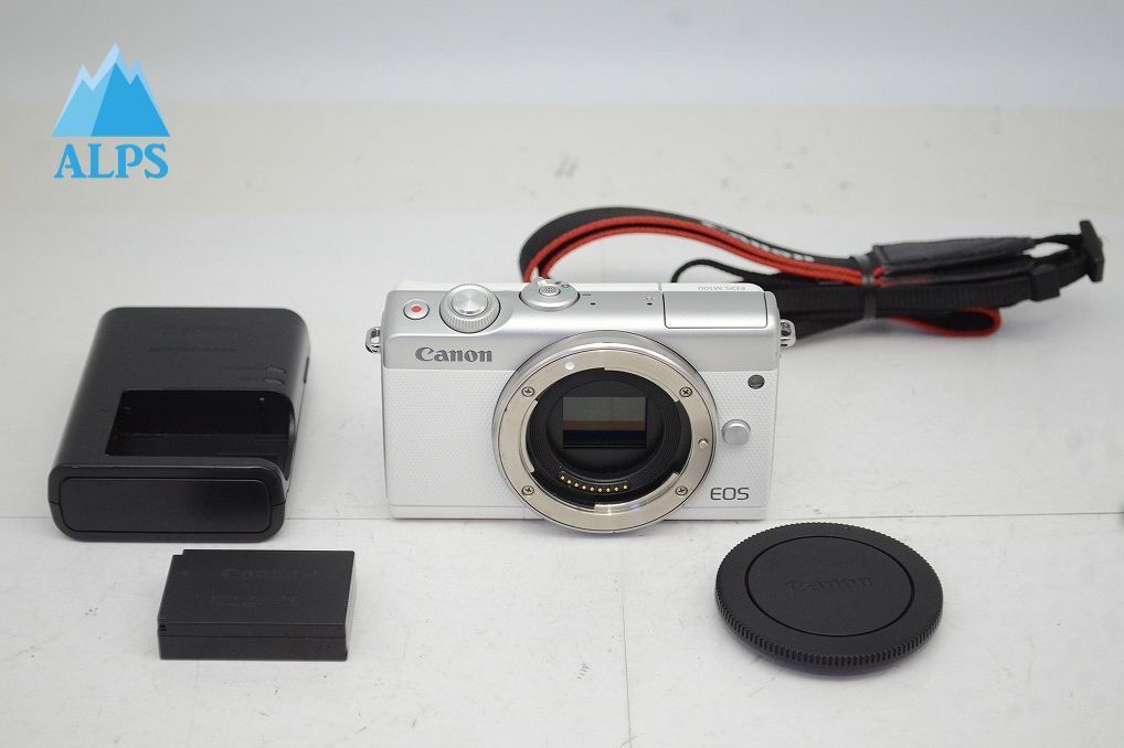 Canon キヤノン EOS M100 ボディ ミラーレス一眼カメラ ホワイト 251020p