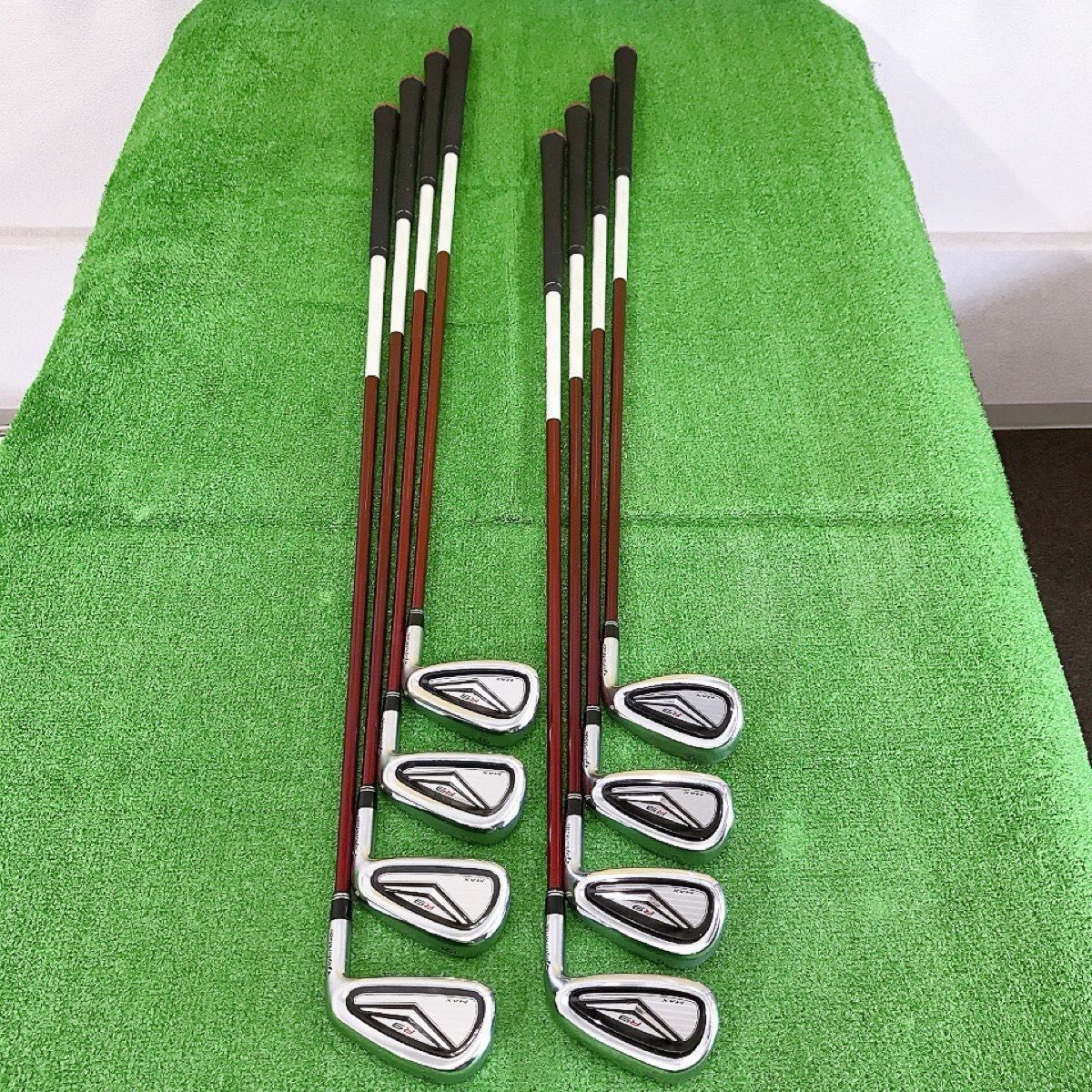 チ85★テーラーメイド R9 MAX 8本アイアンセット S 純正 Motore チ85☆テーラーメイド R9 MAX 8本アイアンセット S 純正 Motore55
