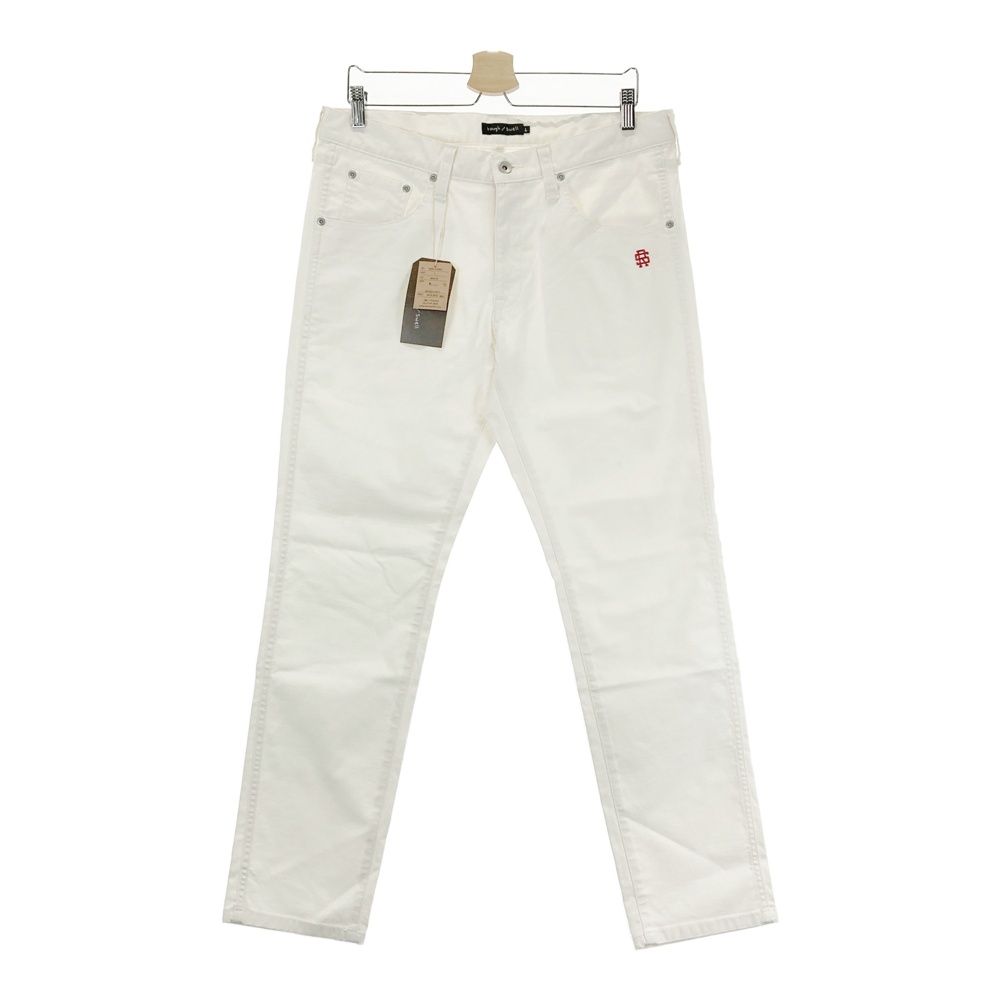 サイズ L ROUGH-SWELL ラフアンドスウェル モデル ストレッチパンツ ホワイト系 240101545359 ゴルフウェア メンズ ストスト