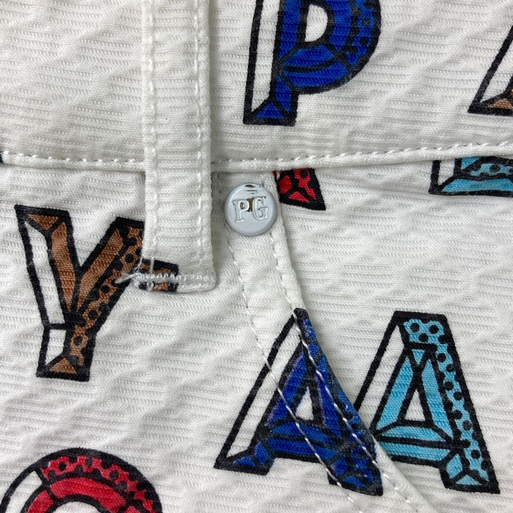 サイズ：0 PEARLY GATES パーリーゲイツ ストレッチスカート ロゴ柄