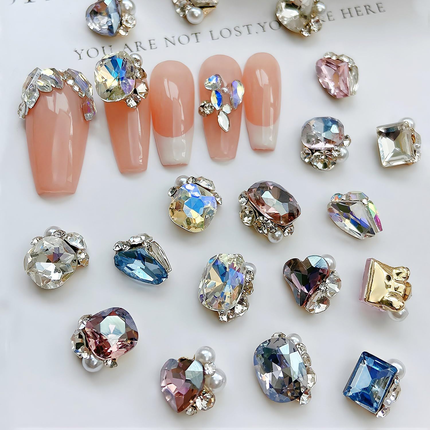 数量限定】Chisafly ネイルストーン 大粒 ネイルパーツ ストーン