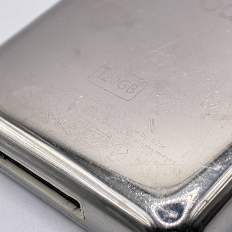 動作品/初期化済み】 Apple iPod Classic A1238 120GB アップル