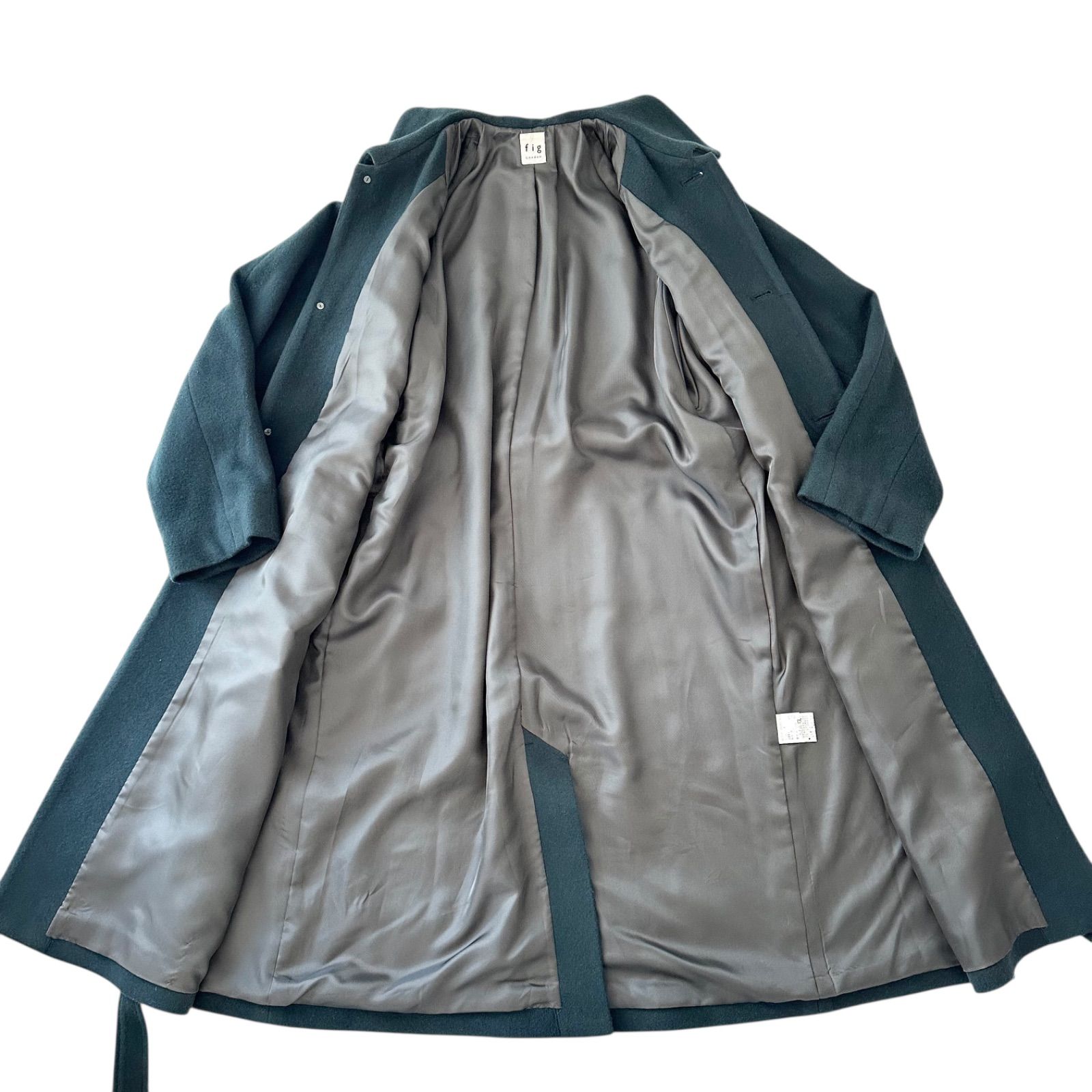 fig London フィグロンドン エアリアルパイル Phebeコート ステン