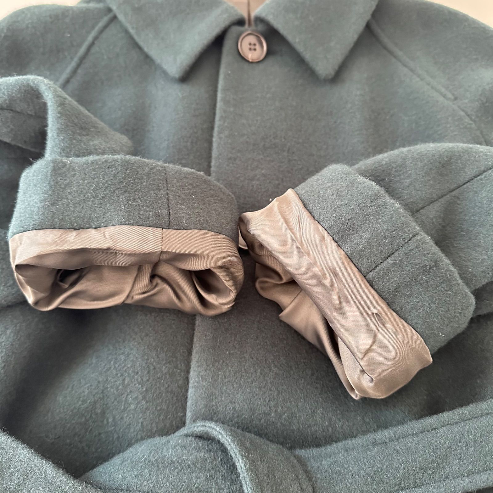 フィグロンドン エアリアルパイル Phebeコート ステンカラー アウター