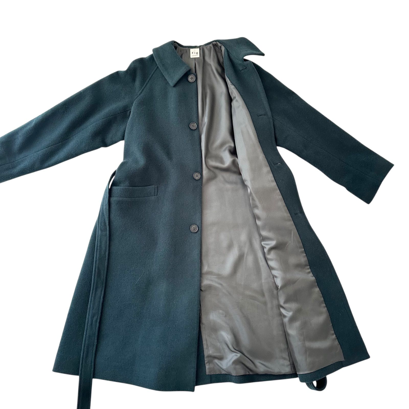 fig London フィグロンドン エアリアルパイル Phebeコート ステン