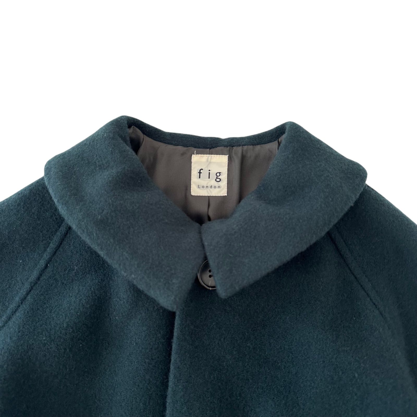 フィグロンドン エアリアルパイル Phebeコート ステンカラー アウター