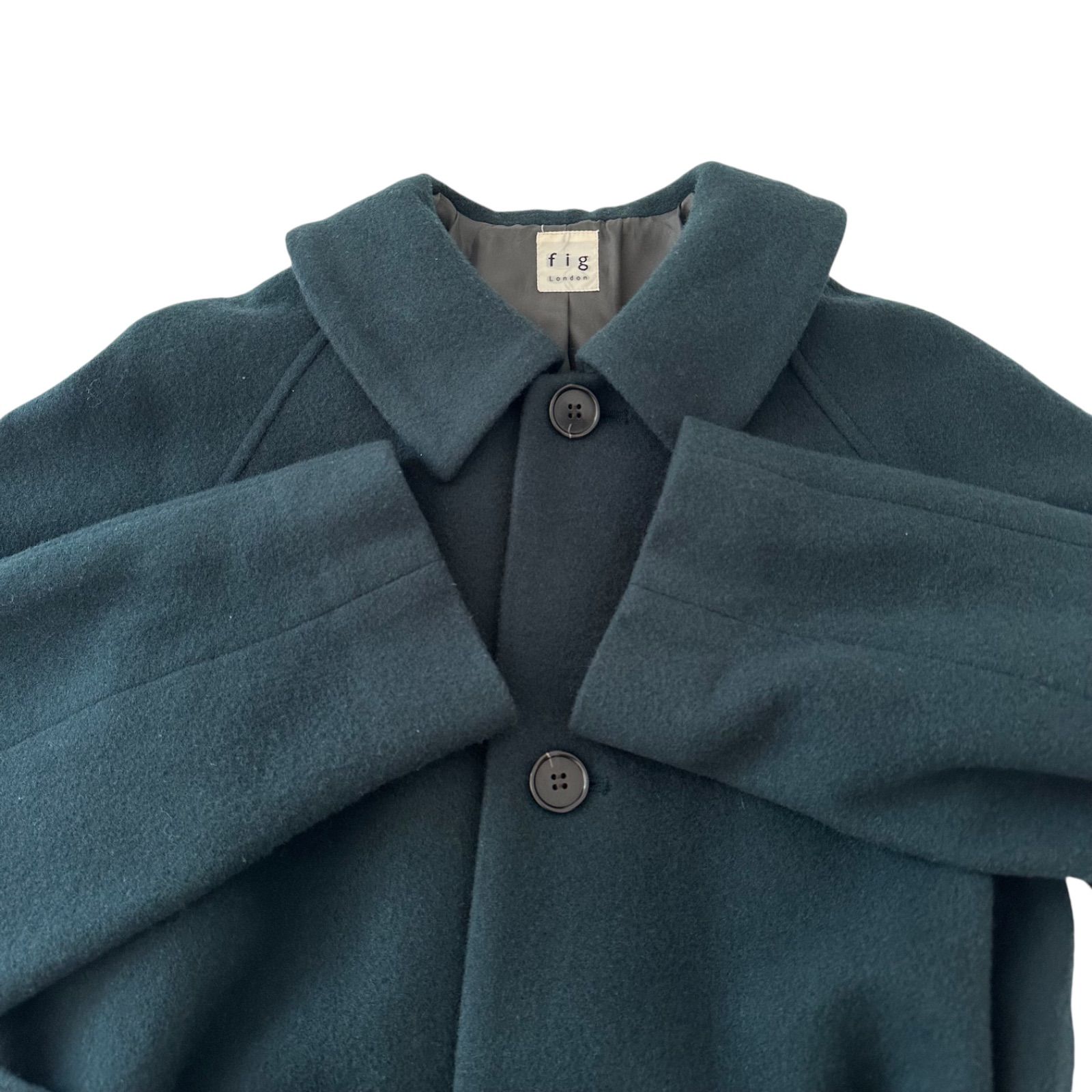 フィグロンドン エアリアルパイル Phebeコート ステンカラー アウター