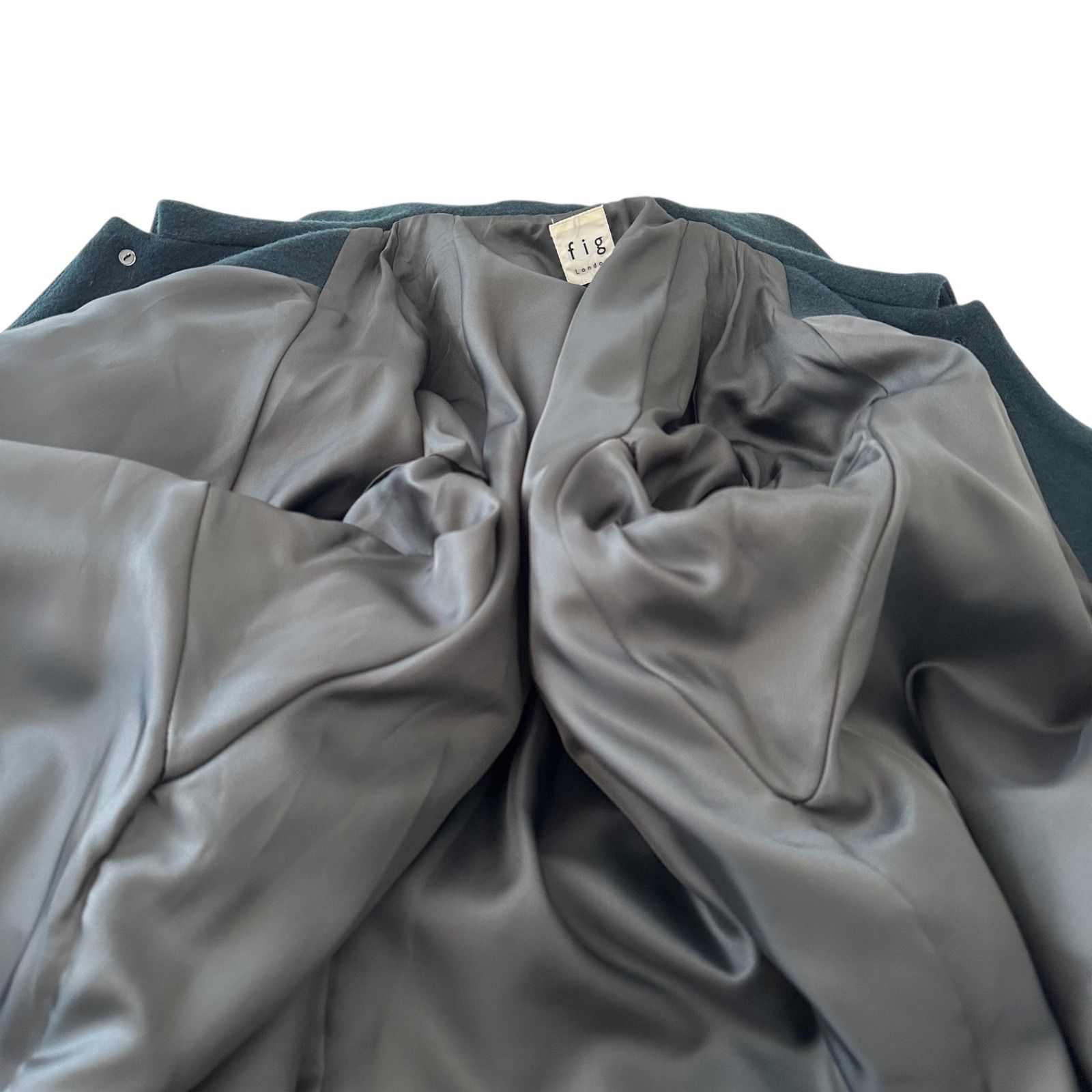 fig London フィグロンドン エアリアルパイル Phebeコート ステン