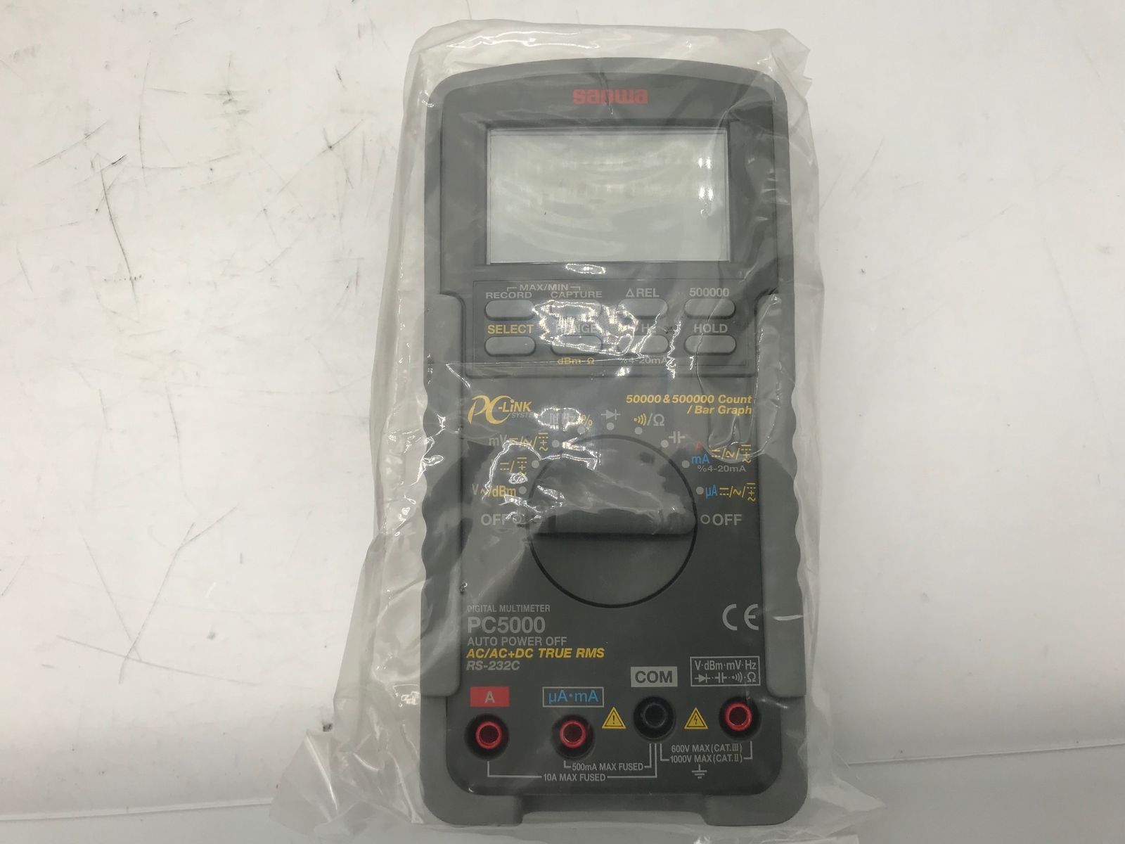 SANWA 三和電気計器 デジタルマルチメーター ケーブル付き PC5000 KB-USB2 IT43LO2Z3USE エコツール小牧インター店 M02