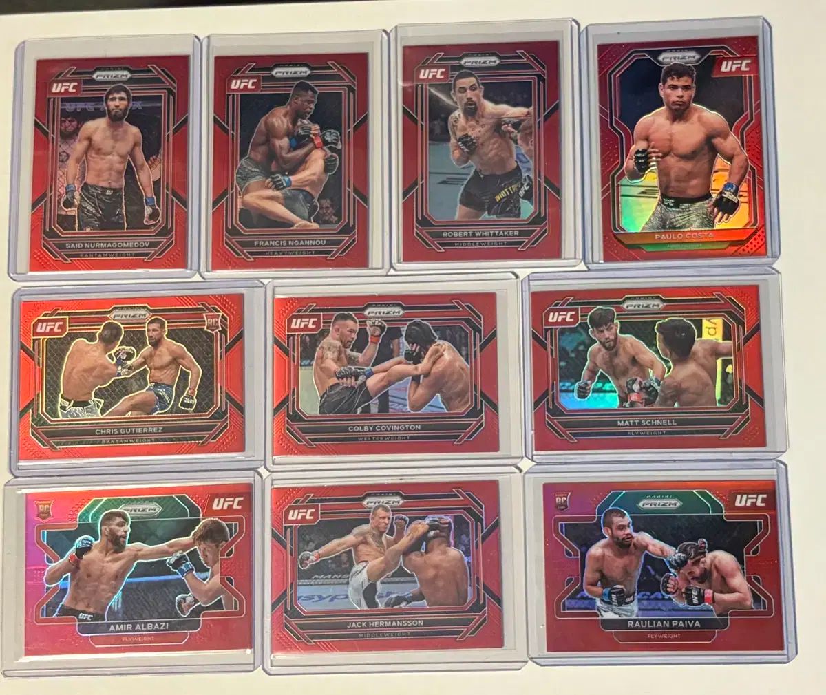 UFCカード レッド