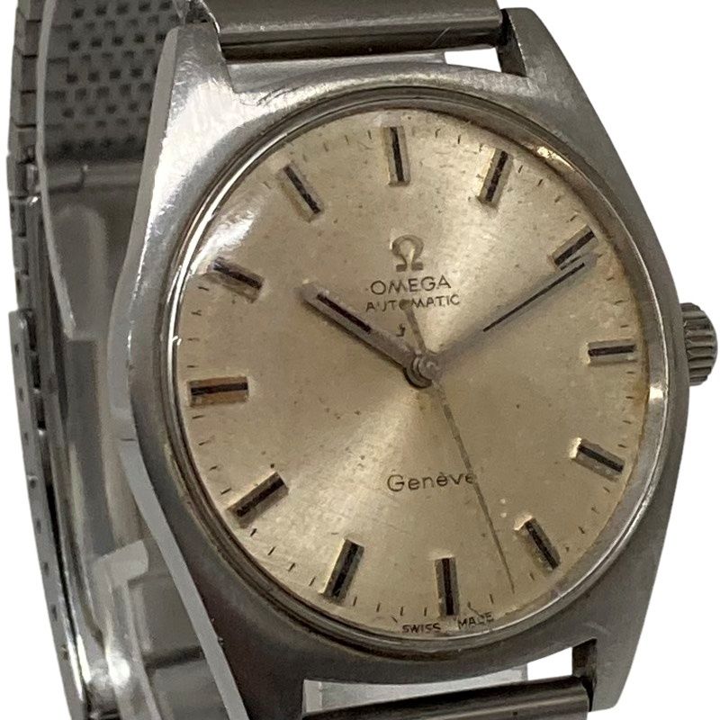 OMEGA オメガ ジュネーブ 腕時計メンズ 自動巻き 165.041 シルバー文字  