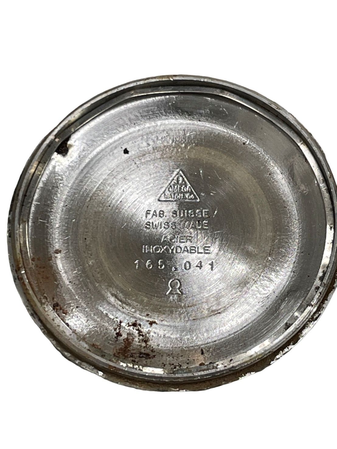 OMEGA オメガ ジュネーブ 腕時計メンズ 自動巻き 165.041 シルバー文字  