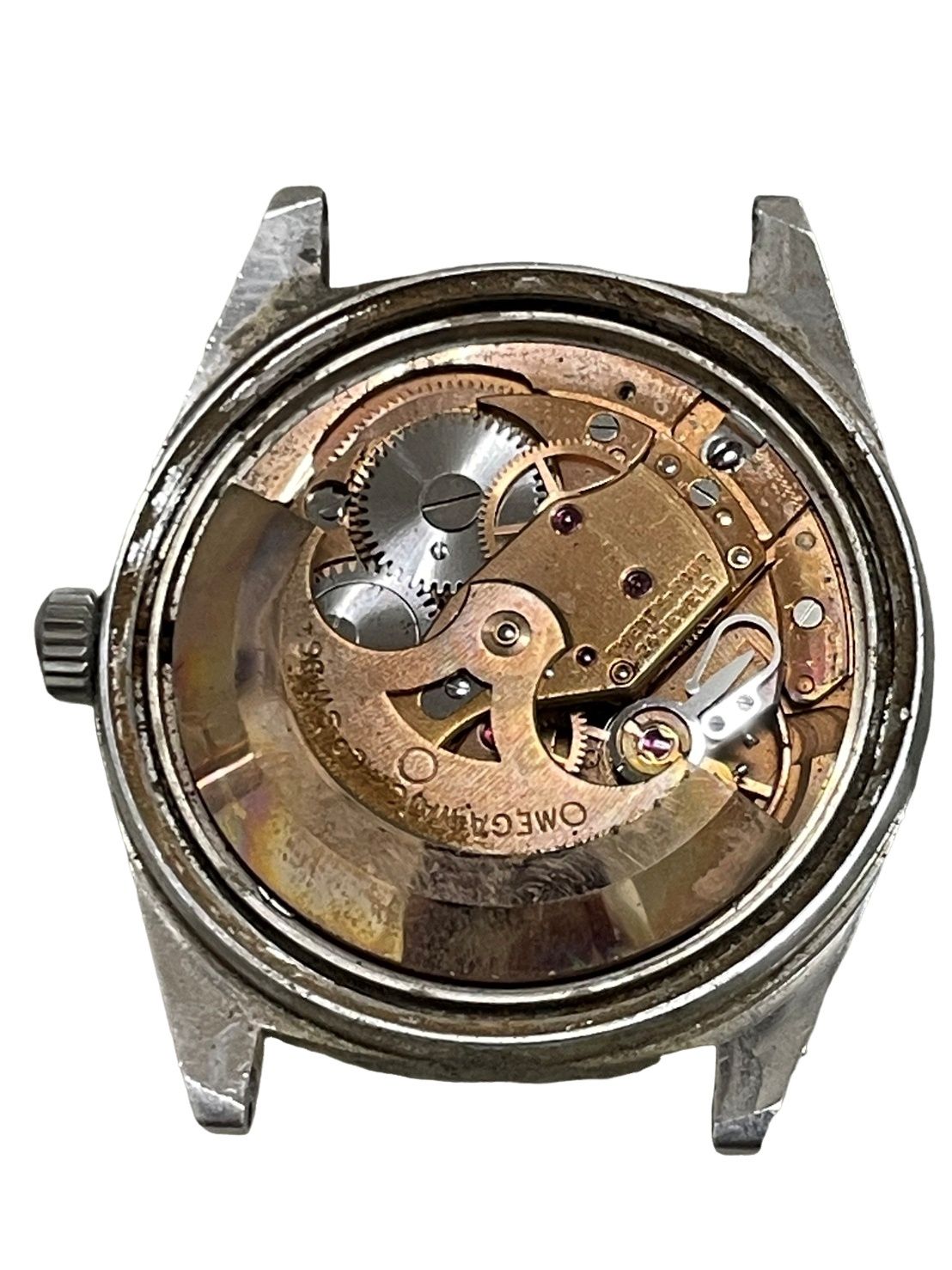 OMEGA オメガ ジュネーブ 腕時計メンズ 自動巻き 165.041 シルバー文字  