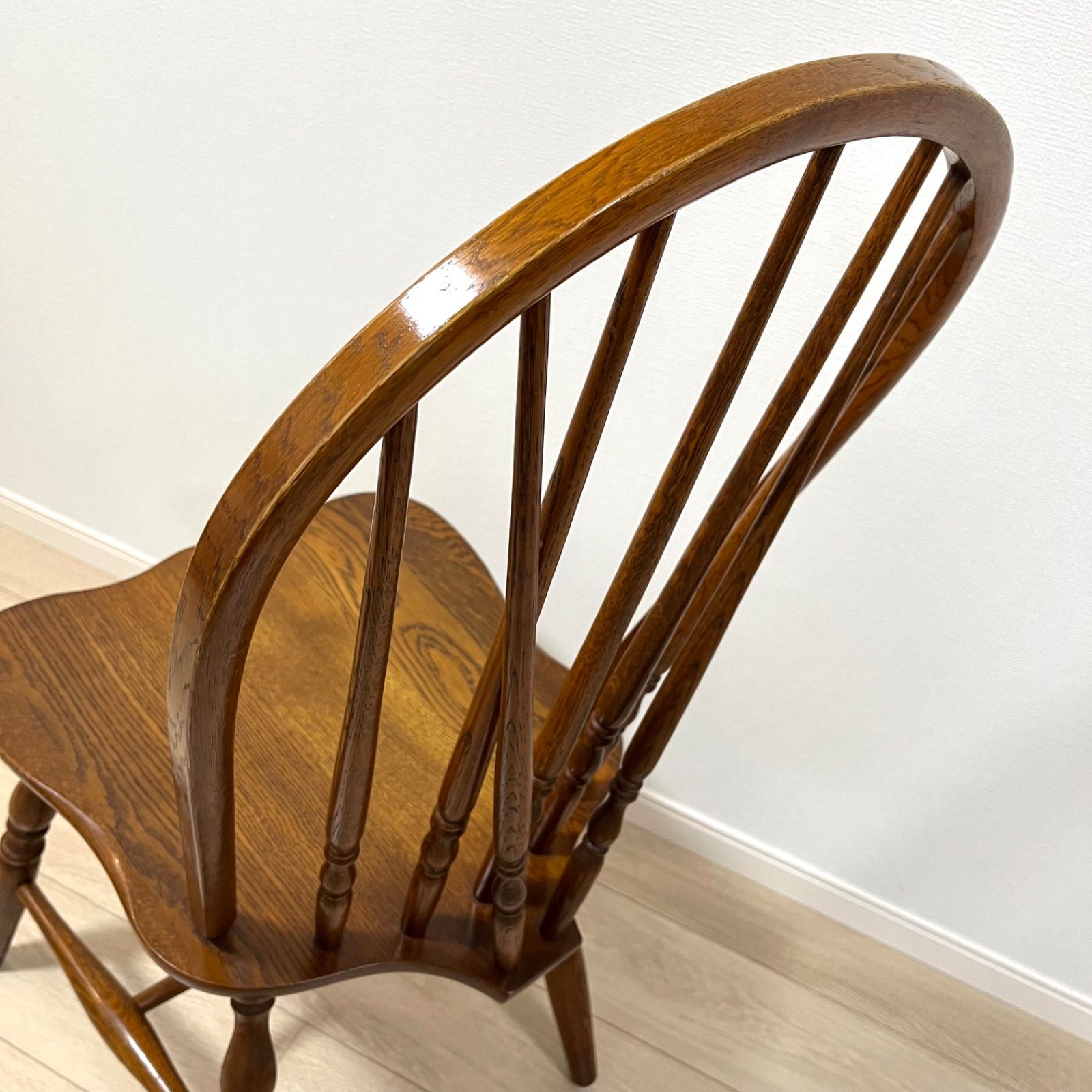 た72【美品】柏木工 ウィンザーチェア ダイニングチェア ボウバック