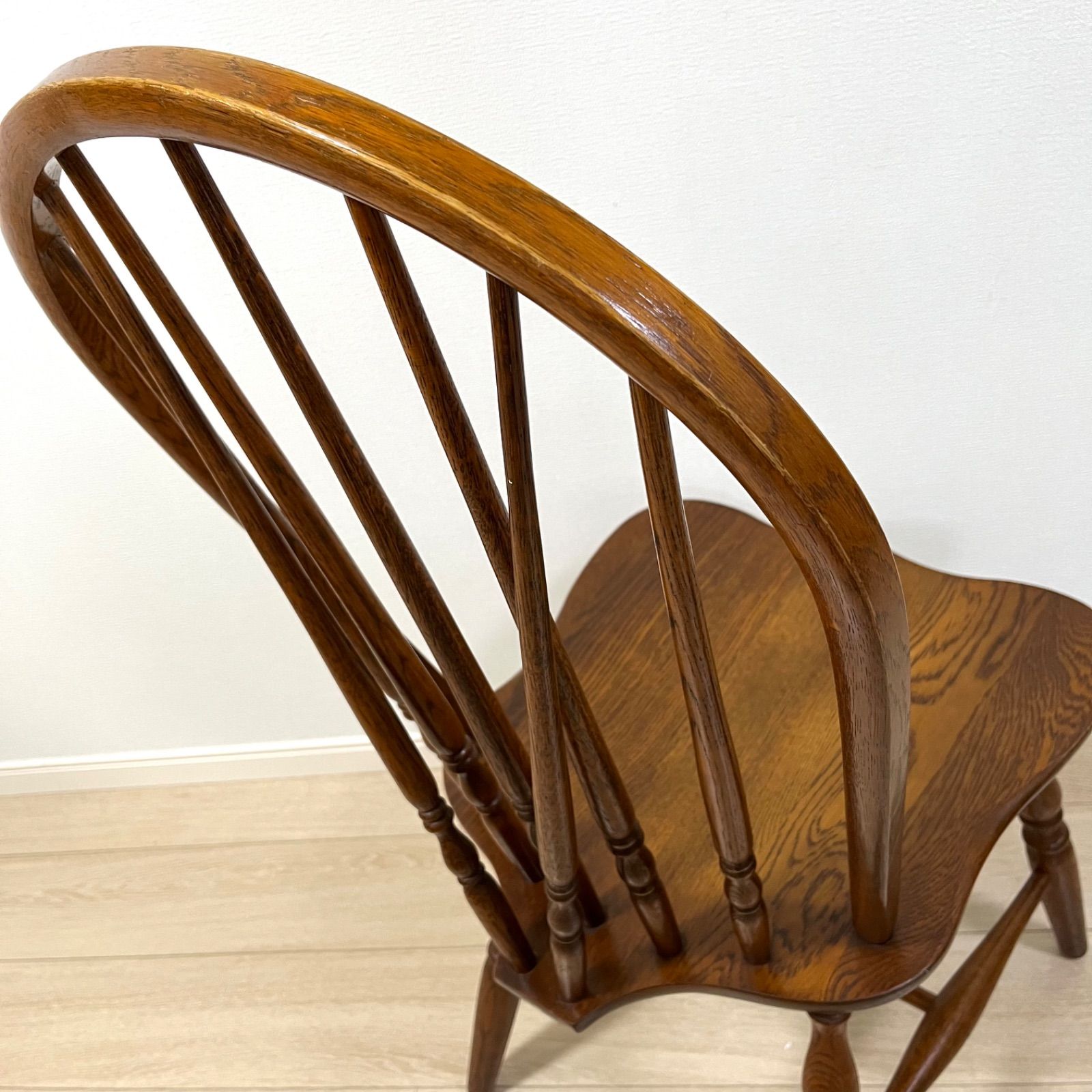 た72【美品】柏木工 ウィンザーチェア ダイニングチェア ボウバック