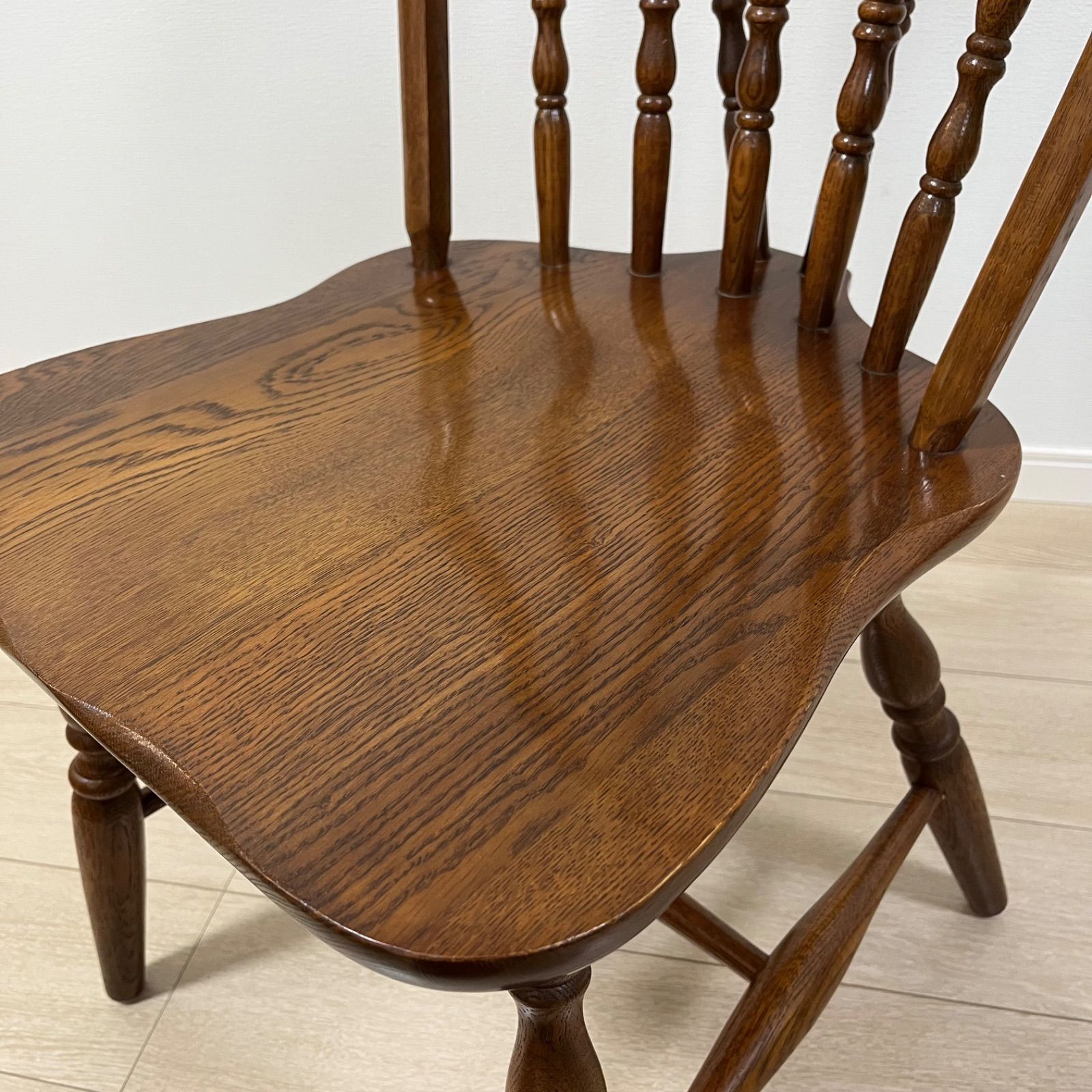 た72【美品】柏木工 ウィンザーチェア ダイニングチェア ボウバック