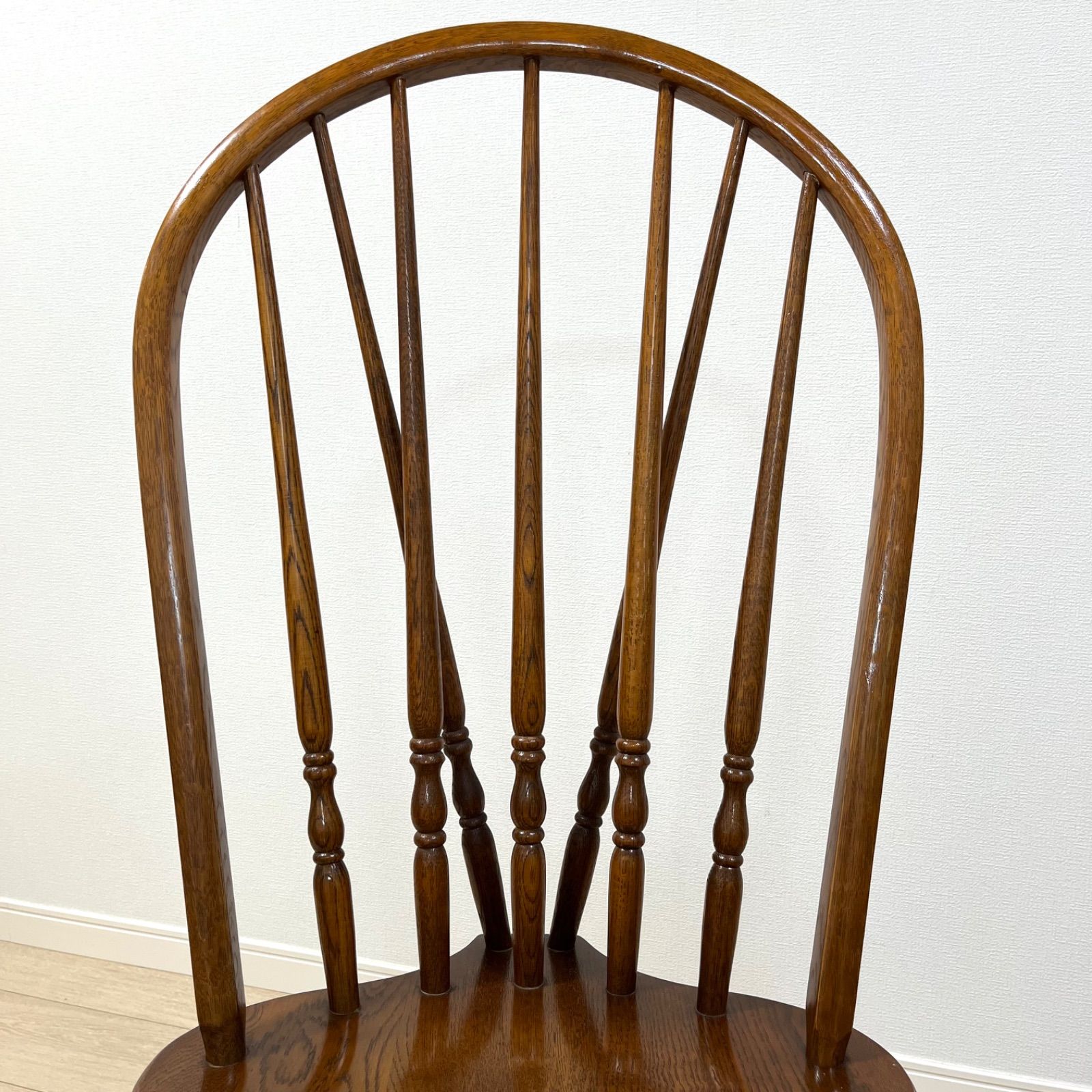 た72【美品】柏木工 ウィンザーチェア ダイニングチェア ボウバック