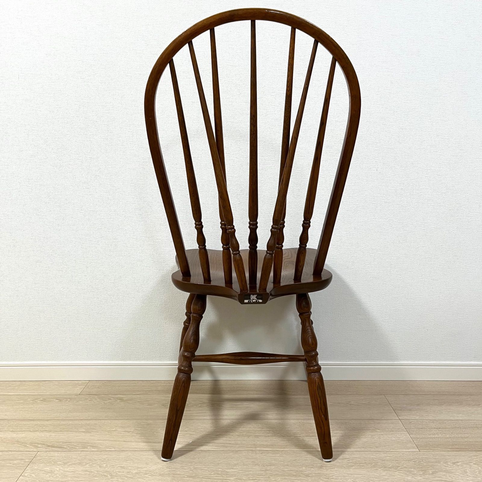 た72【美品】柏木工 ウィンザーチェア ダイニングチェア ボウバック