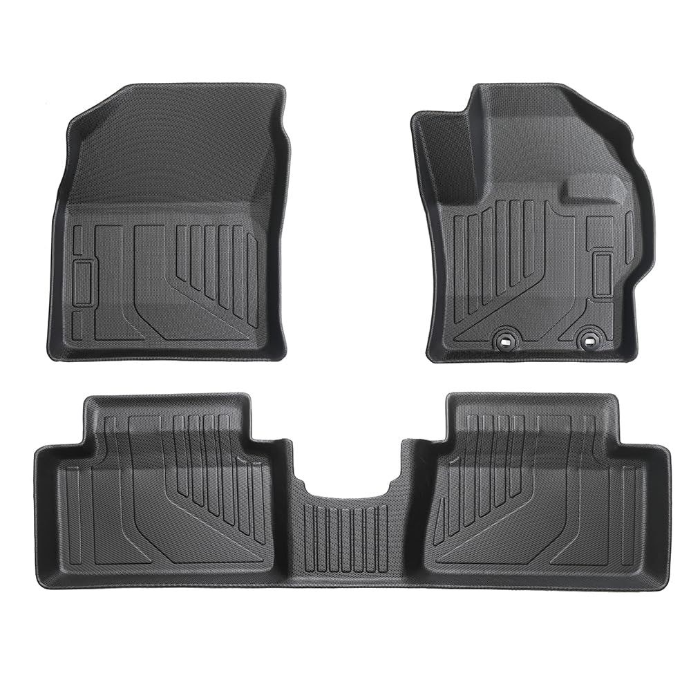 Energyywing トヨタ ヤリスクロス 3Dフロアマット オートマ用 前席-2列目 TPE素材 防水 滑り止め 耐汚れ 消臭 抗菌 カスタムパーツ 簡単取付 車種 設計 3PCSセット 2020年8月 現行モデル対応 ｜トヨタ アクセサリ