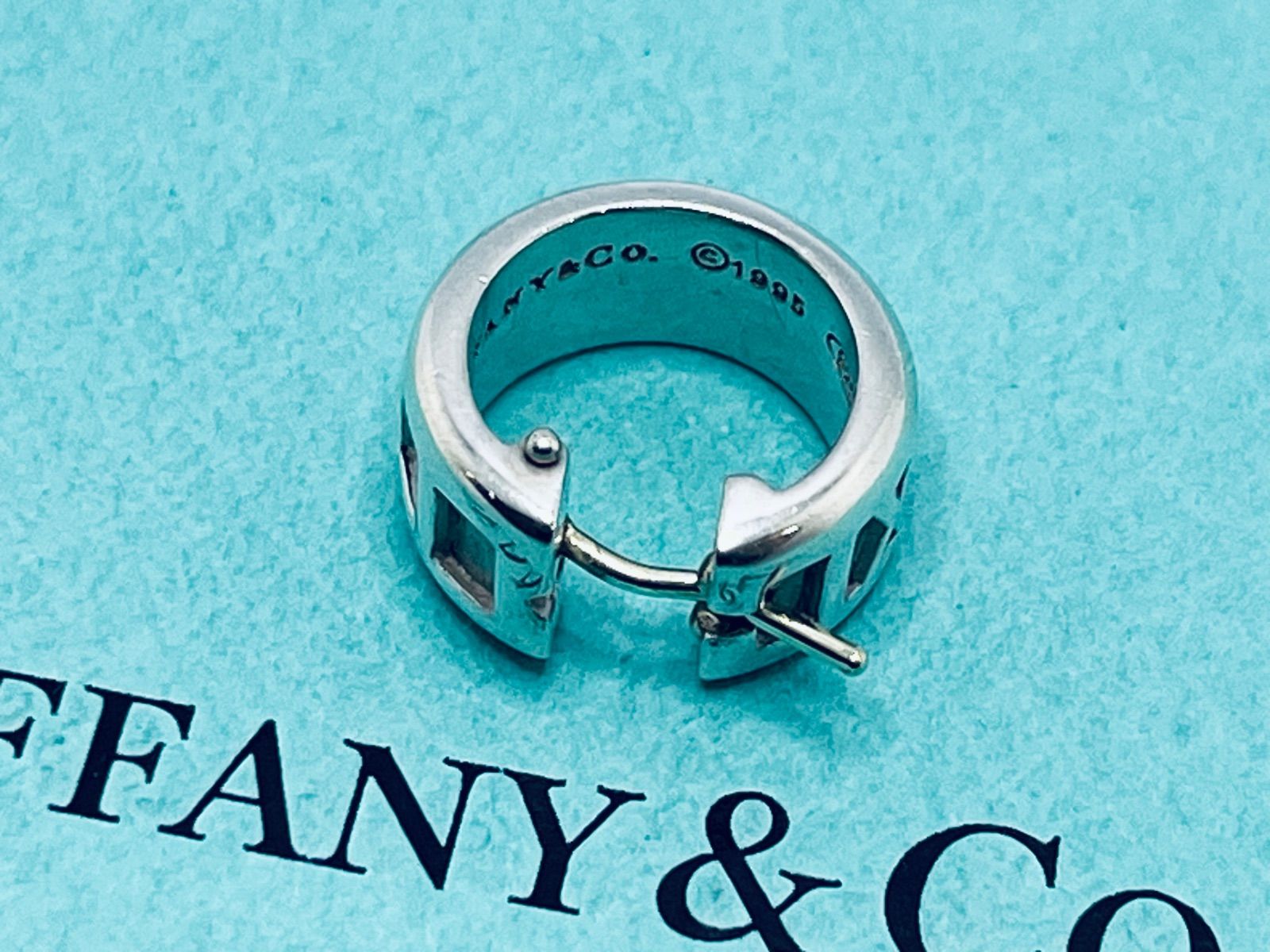 【Tiffany】アトラスフープピアス 1995 (片耳) 楽天市場】ティファニー Tiffany & Co. フープ ピアス アトラス