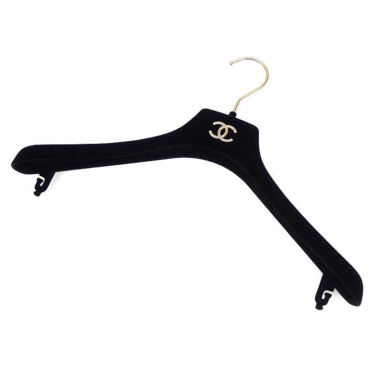 CHANEL シャネル ハンガー  COCO ココマーク 8本セット シャネル CHANEL ハンガー ココマーク 黒 - メルカリ