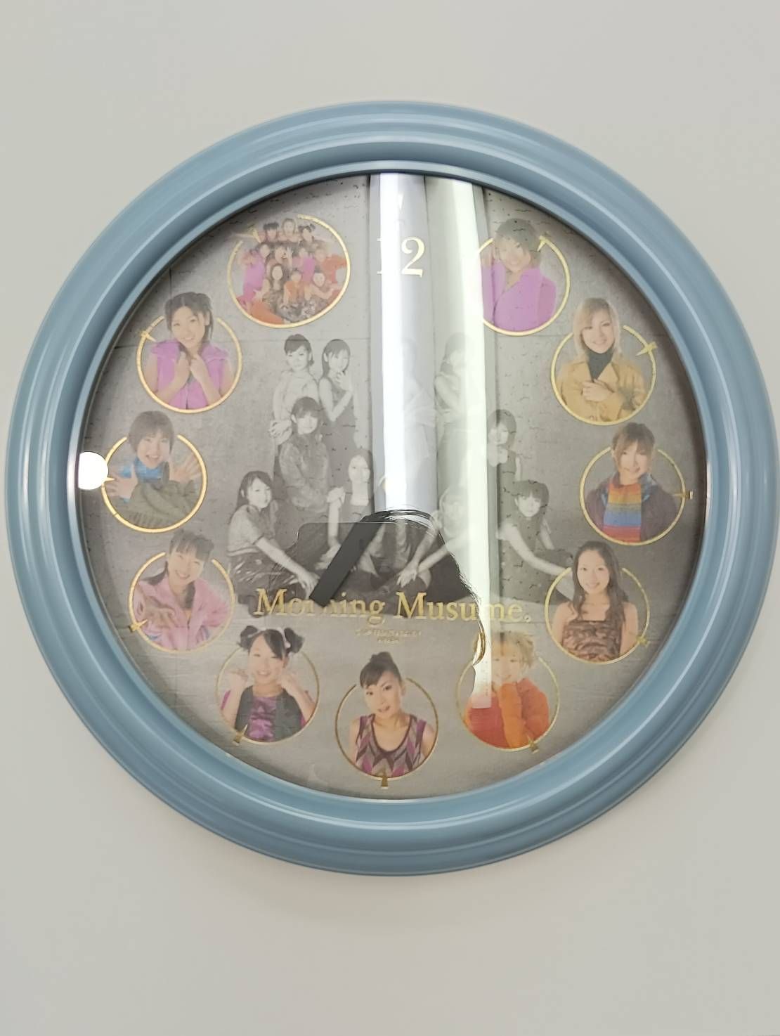 品】Morning Musume モーニング娘。本人音声クロック 壁掛け時計 モー