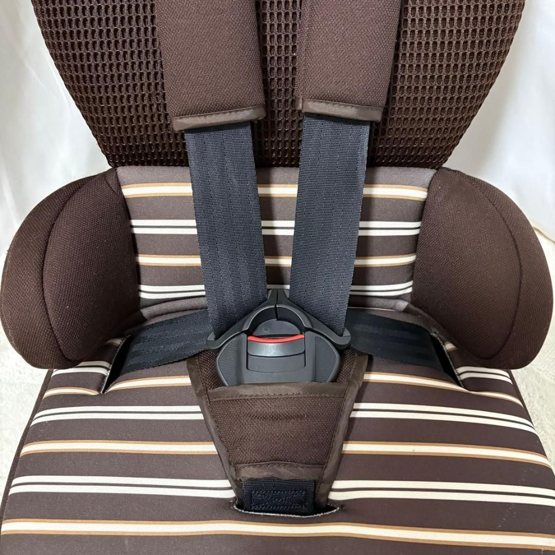 美品 日本育児 トラベルベスト ECプラス ブラウンボーダー TV106