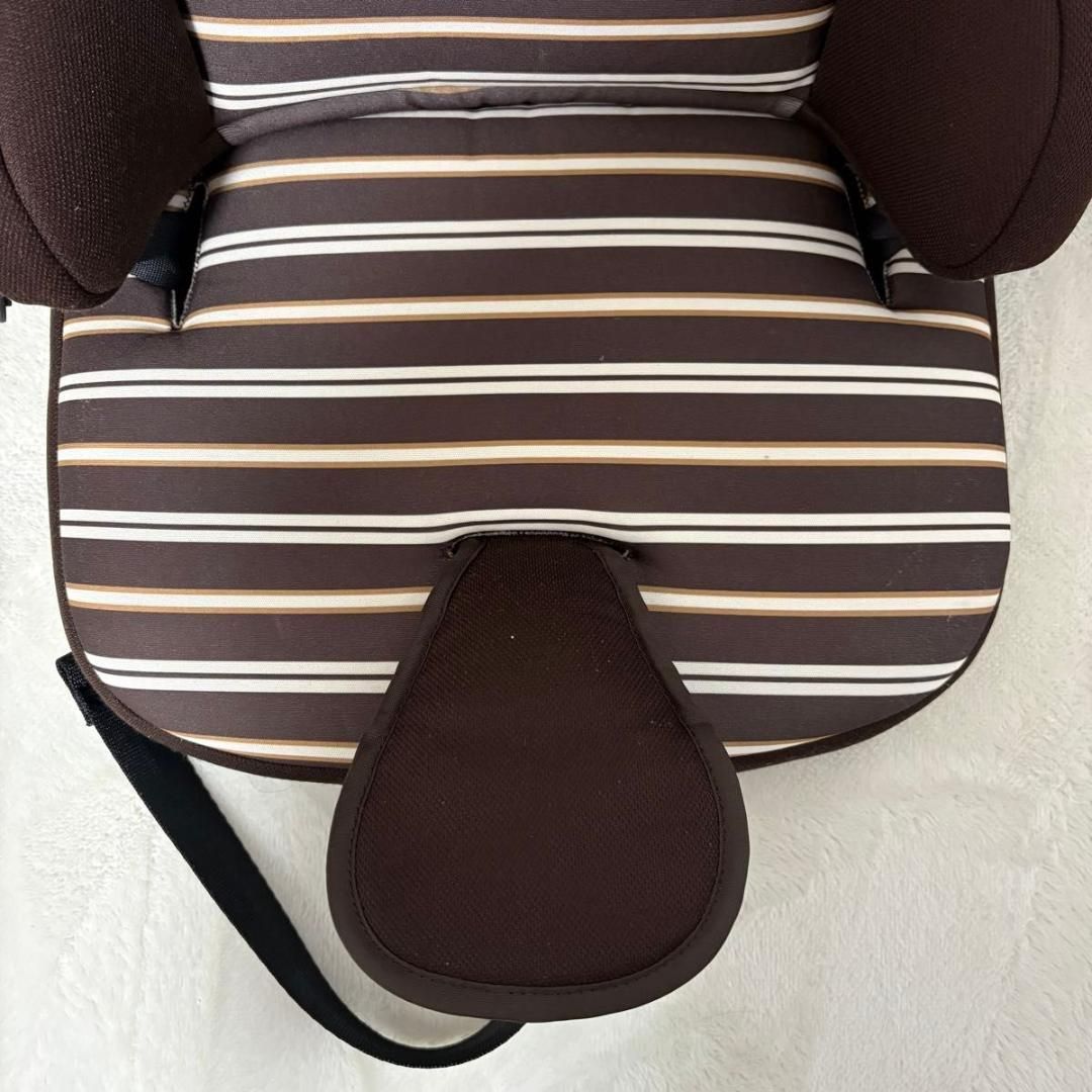 ジュニアシート 日本育児 トラベルベスト ECプラス ブラウンボーダー