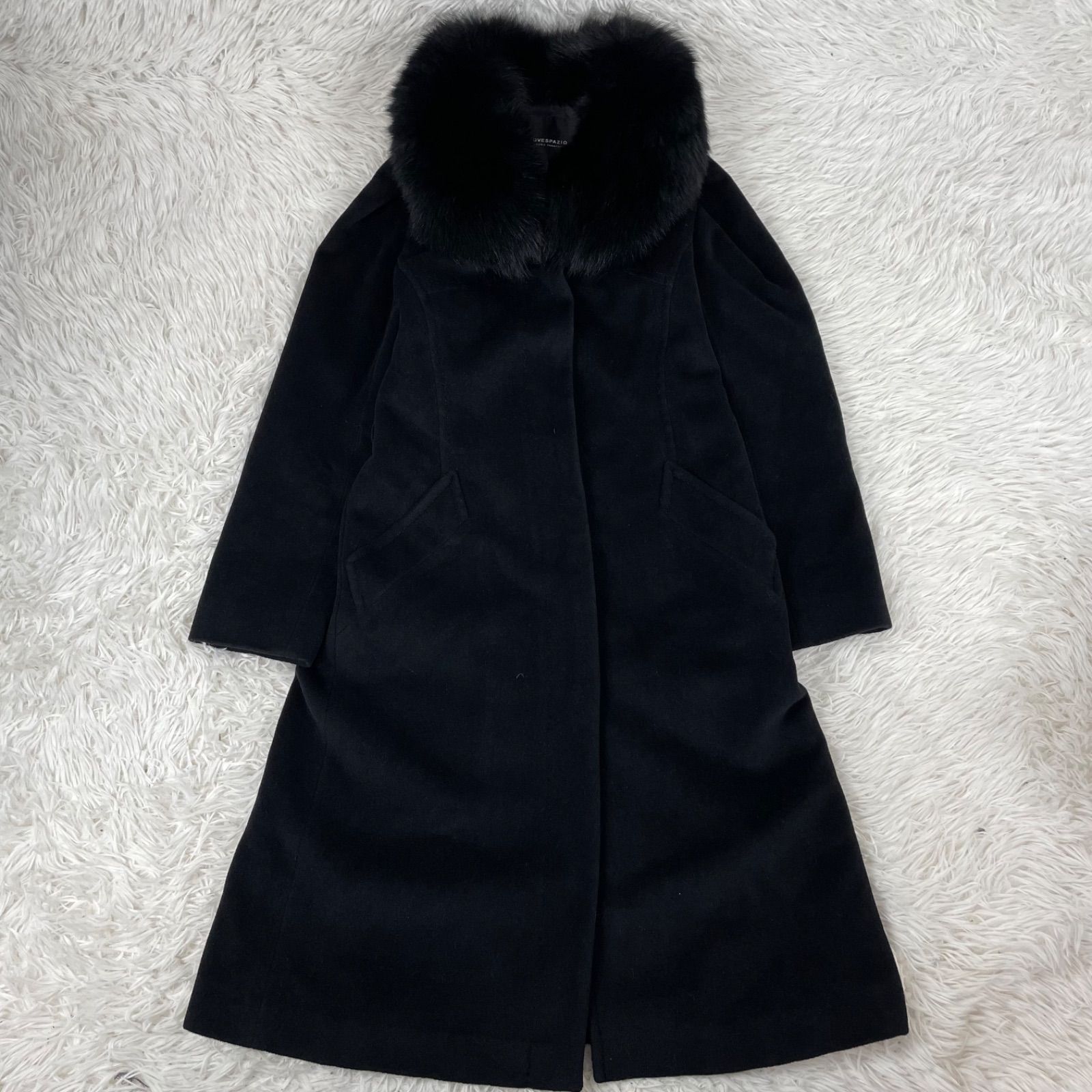 美品 NOVESPAZIO NOBORU YAMAFUJI ロングコート M アンゴラコート