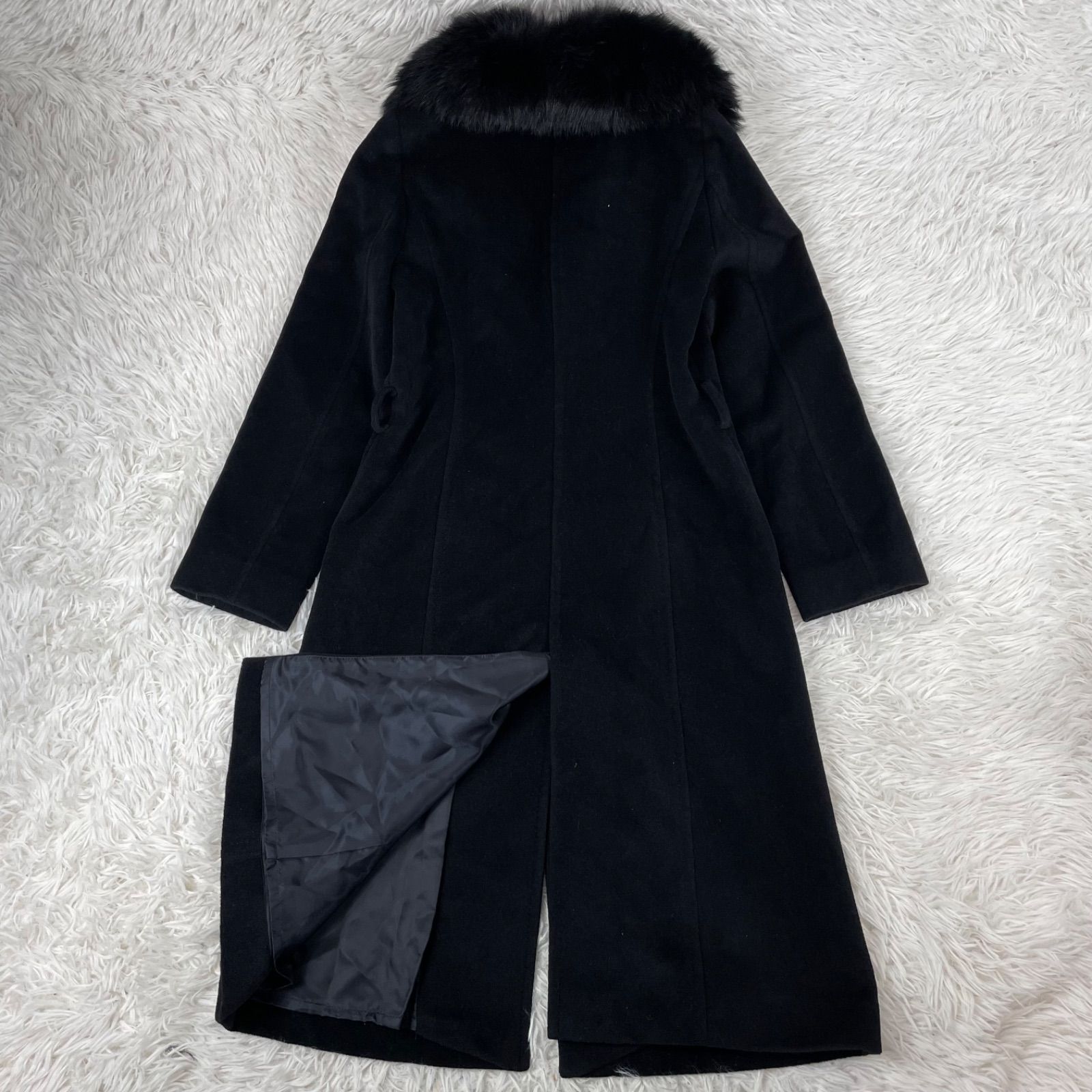 美品 NOVESPAZIO NOBORU YAMAFUJI ロングコート M アンゴラコート 