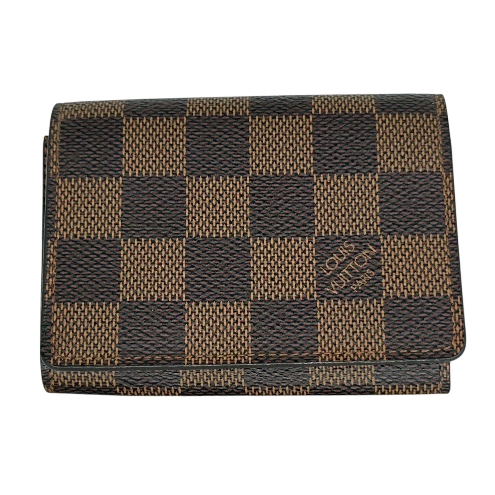 Louis Vuitton ルイ ヴィトン アンヴェロップ カルト ドゥ ヴィジット M62920 CA213 ダミエ ブラウン カードケース 名刺入れ -A 9304