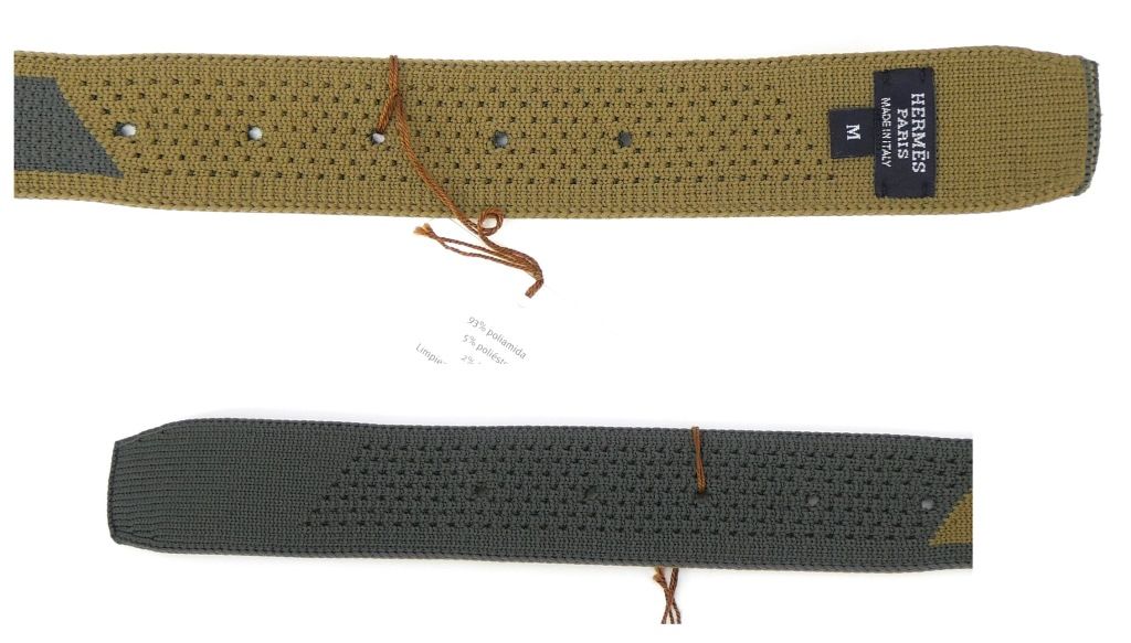 エルメス HERMES ベルト＆バックルセット ニットベルト スプリント