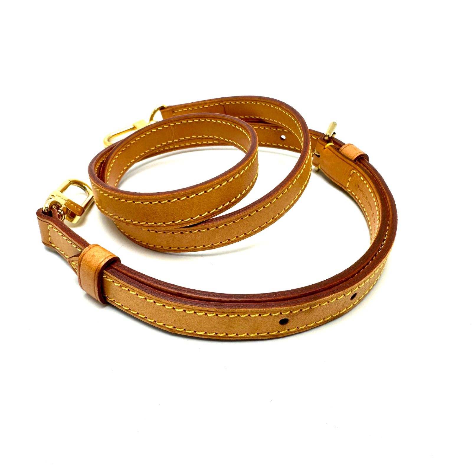 楠本質店 元住吉 ルイヴィトン LOUIS VUITTON ヌメ革 バッグ用 ストラップ 7段階調整 W1.5cm 全長 約100cm～118cm