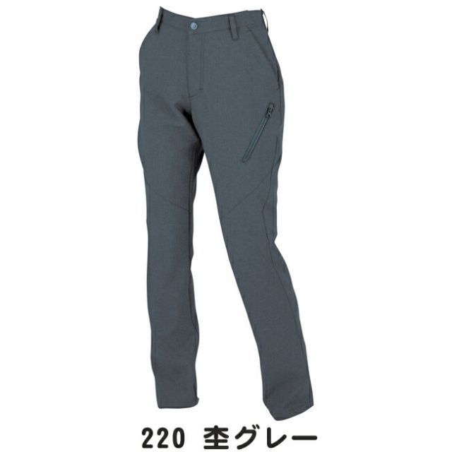 種類8：22 シルバーグレー/7号 XEBEC ジーベック レディスパンツ 1819