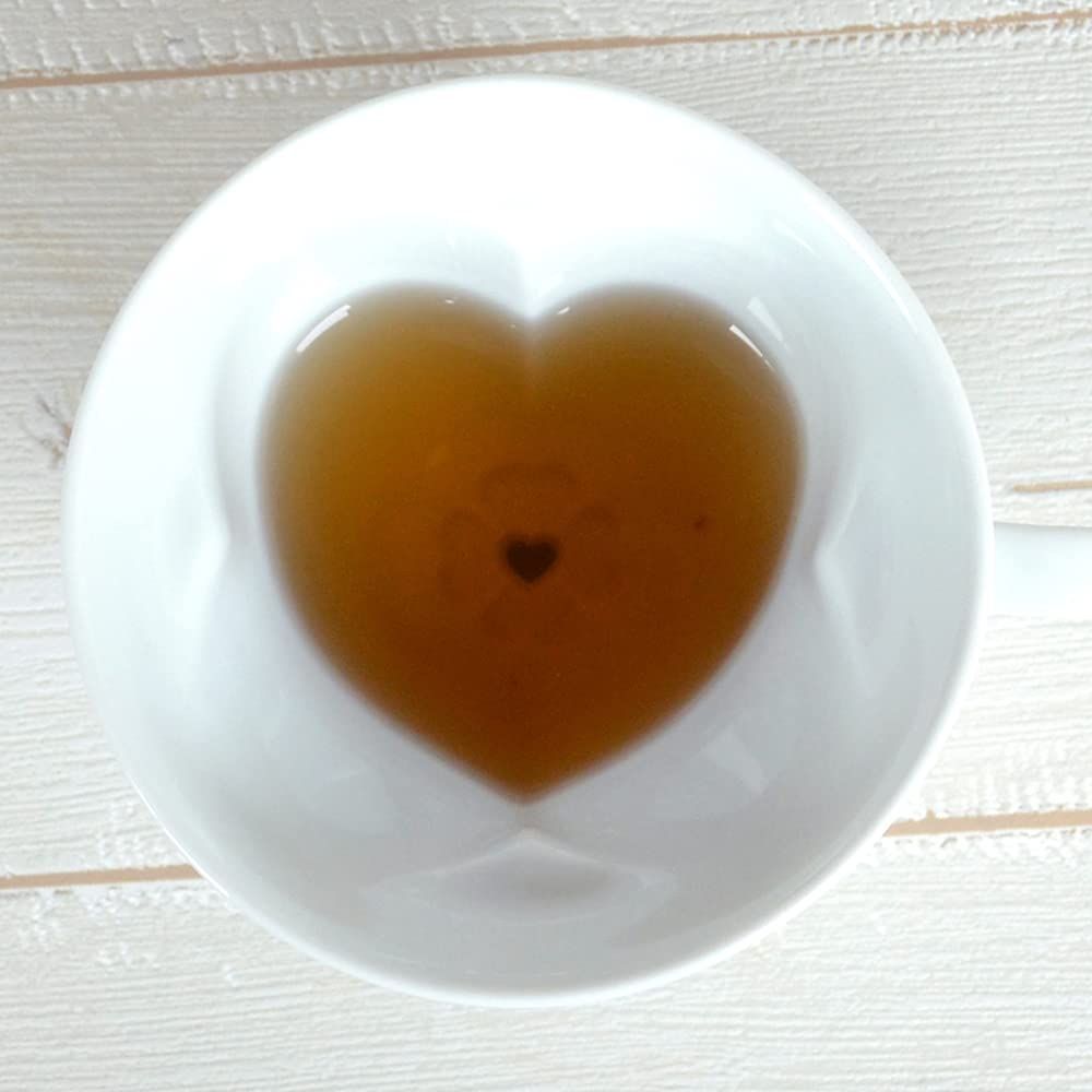 湯のみ ハート-クローバーが浮き出る 来客用 湯飲み ５個セット おしゃれ かわいい 有田焼 波佐見焼 ハート in クローバー 煎茶碗 NEXPOTALLINN_EU