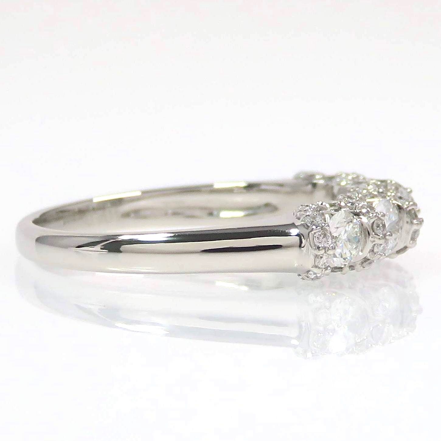 GSTV Pt950 ダイヤモンド0.70ct リング プラチナ